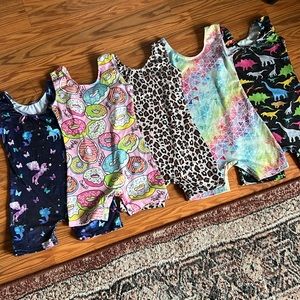 Gymnastics Leotards / Set of 5